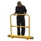 Vestil Steel Floor Stop Bollard 48 In. Length with 42 In. Height With Handrail Yellow FSBOL-48-HR - alternate 8